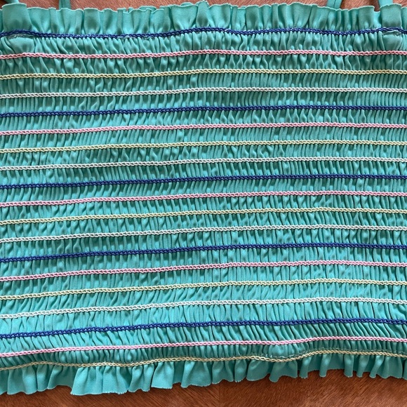 Old Navy Turquoise Bandeau Bikini Set – XXL Girl - Picture 4 of 10